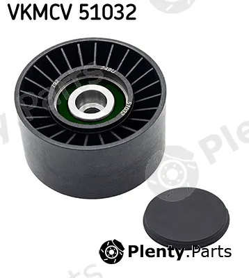 SKF VKMCV51032 — Deflection/Guide Pulley, V-ribbed belt