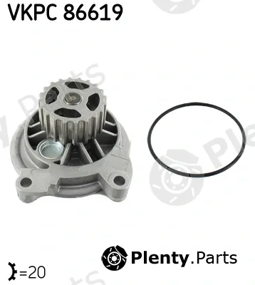 SKF VKPC86619 — Water Pump, engine cooling Aquamax