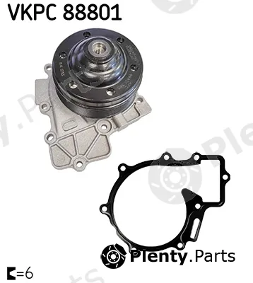 SKF VKPC88801 — Water Pump, engine cooling