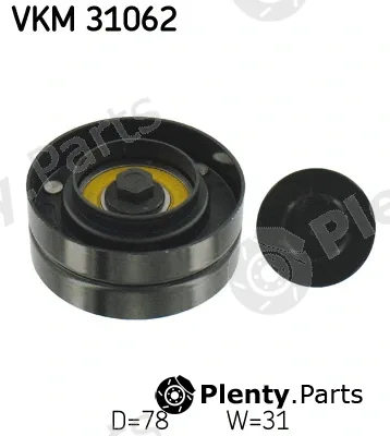 SKF VKM31062 — Deflection/Guide Pulley, V-ribbed belt