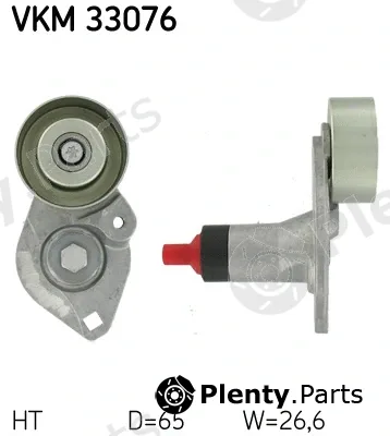 SKF VKM33076 — Tensioner Pulley, V-ribbed belt