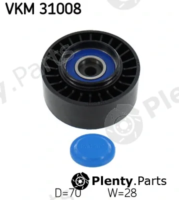 SKF VKM31008 — Deflection/Guide Pulley, V-ribbed belt