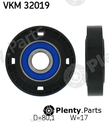 SKF VKM32019 — Deflection/Guide Pulley, V-ribbed belt