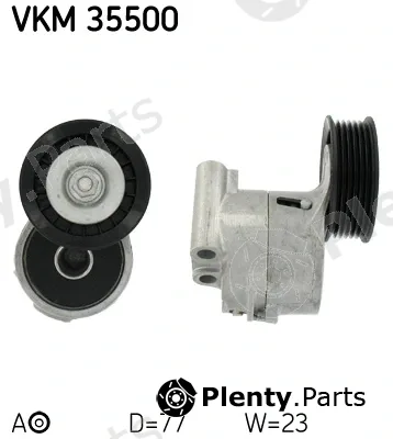 SKF VKM35500 — Tensioner Pulley, V-ribbed belt