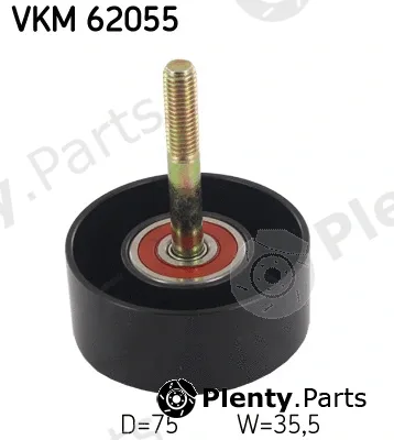 SKF VKM62055 — Deflection/Guide Pulley, V-ribbed belt