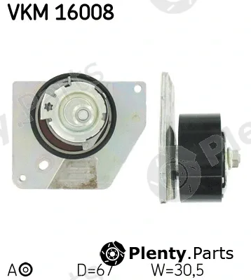 SKF VKM16008 — Tensioner Pulley, timing belt