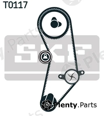 SKF VKMC02201 — Water Pump & Timing Belt Kit