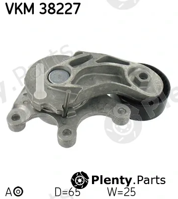 SKF VKM38227 — Tensioner Pulley, V-ribbed belt