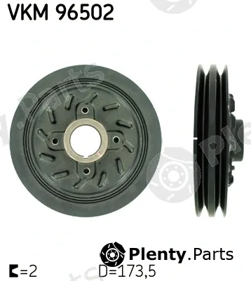 SKF VKM96502 — Belt Pulley, crankshaft