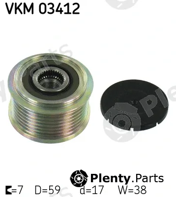 SKF VKM03412 — Alternator Freewheel Clutch
