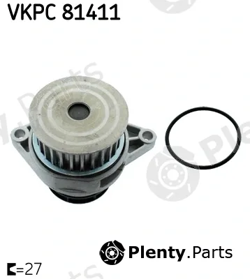 SKF VKPC81411 — Water Pump, engine cooling Aquamax