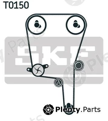 SKF VKMC01114 — Water Pump & Timing Belt Kit