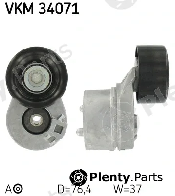SKF VKM34071 — Tensioner Pulley, V-ribbed belt