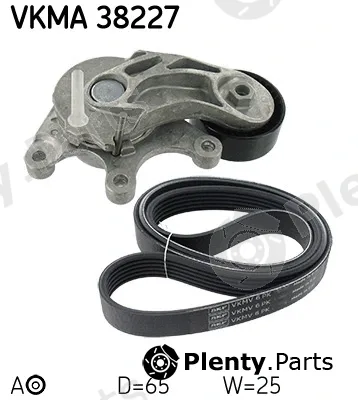 SKF VKMA38227 — V-Ribbed Belt Set