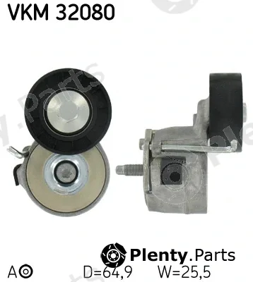SKF VKM32080 — Tensioner Pulley, V-ribbed belt