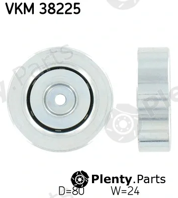 SKF VKM38225 — Deflection/Guide Pulley, V-ribbed belt