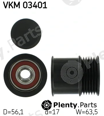 SKF VKM03401 — Alternator Freewheel Clutch