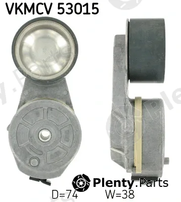 SKF VKMCV53015 — Tensioner Pulley, V-ribbed belt