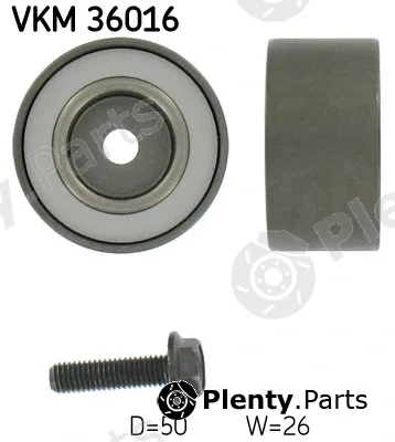 SKF VKM36016 — Deflection/Guide Pulley, V-ribbed belt
