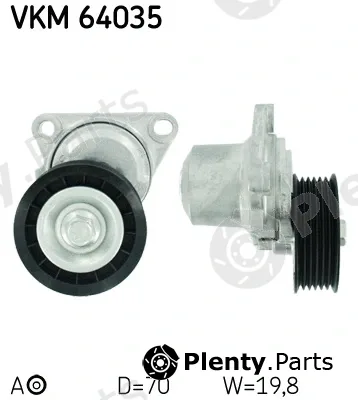 SKF VKM64035 — Tensioner Pulley, V-ribbed belt
