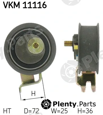 SKF VKM11116 — Tensioner Pulley, timing belt