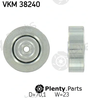 SKF VKM38240 — Deflection/Guide Pulley, V-ribbed belt