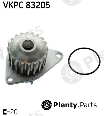 SKF VKPC83205 — Water Pump, engine cooling
