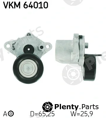 SKF VKM64010 — Tensioner Pulley, V-ribbed belt