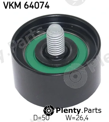 SKF VKM64074 — Deflection/Guide Pulley, V-ribbed belt