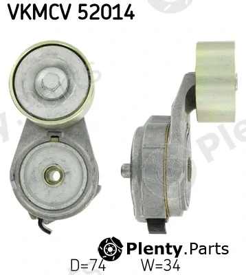 SKF VKMCV52014 — Tensioner Pulley, V-ribbed belt