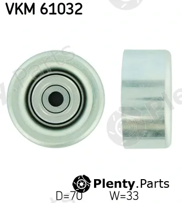 SKF VKM61032 — Deflection/Guide Pulley, V-ribbed belt