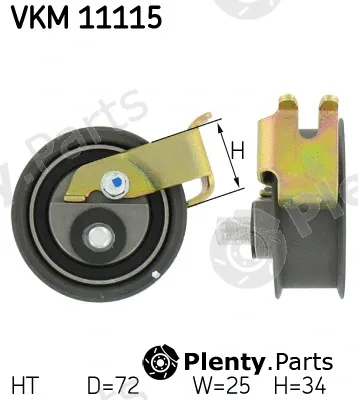SKF VKM11115 — Tensioner Pulley, timing belt