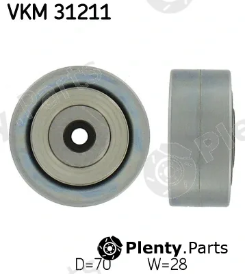 SKF VKM31211 — Deflection/Guide Pulley, V-ribbed belt