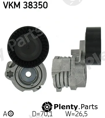 SKF VKM38350 — Tensioner Pulley, V-ribbed belt