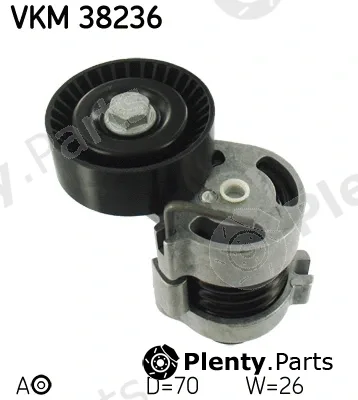 SKF VKM38236 — Tensioner Pulley, V-ribbed belt