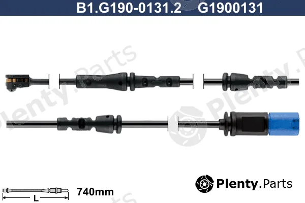 Galfer B1.G190-0131.2 — Warning Contact, brake pad wear
