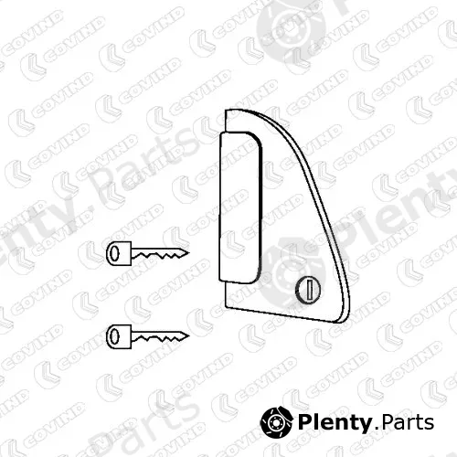 CovindSpA CF0/194 — Exterior Door Handle