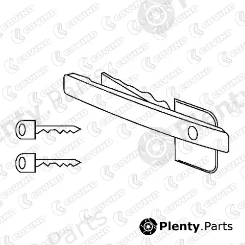 CovindSpA XF0/192 — Exterior Door Handle