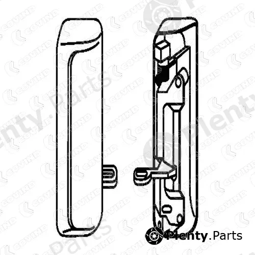 CovindSpA 5MK/198 — Exterior Door Handle