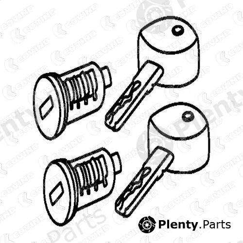 CovindSpA 540/199 — Lock Cylinder Kit