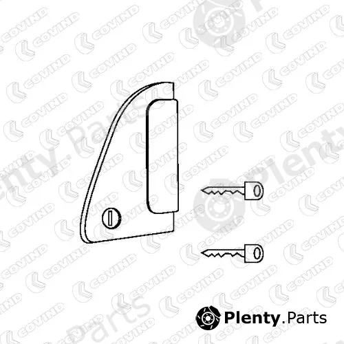 CovindSpA CF0/195 — Exterior Door Handle