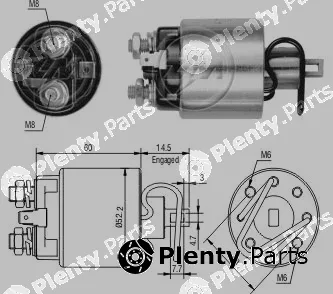 ZM ZM717 — Solenoid Switch, starter Solenoid Switch