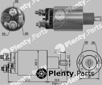 ZM ZM484 — Solenoid Switch, starter Solenoid Switch