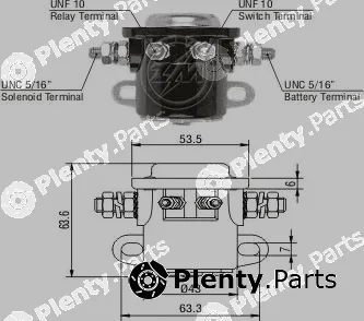 ZM ZM401 — Solenoid Switch, starter Auxiliary Relay Starting