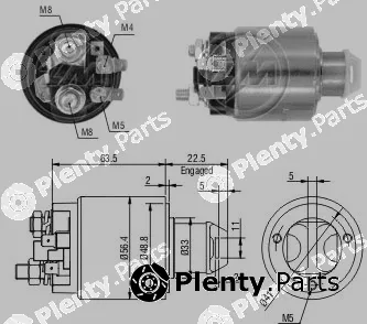 ZM ZM471 — Solenoid Switch, starter Solenoid Switch
