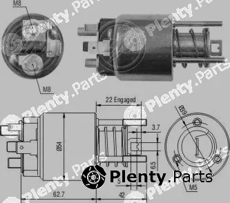 ZM ZM1-395 — Solenoid Switch, starter Solenoid Switch