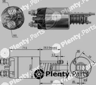 ZM ZM4-651 — Solenoid Switch, starter Solenoid Switch