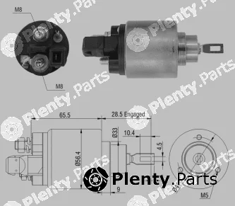 ZM ZM972 — Solenoid Switch, starter Solenoid Switch