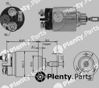 ZM ZM1-372 — Solenoid Switch, starter Solenoid Switch