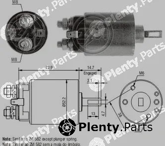 ZM ZM681 — Solenoid Switch, starter Solenoid Switch